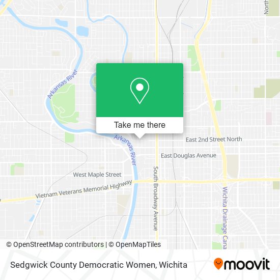 Mapa de Sedgwick County Democratic Women