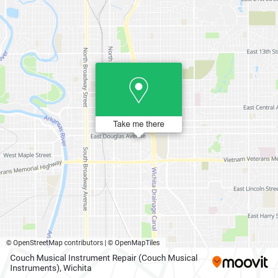 Mapa de Couch Musical Instrument Repair (Couch Musical Instruments)