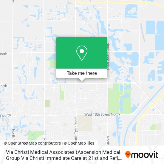 Via Christi Medical Associates map
