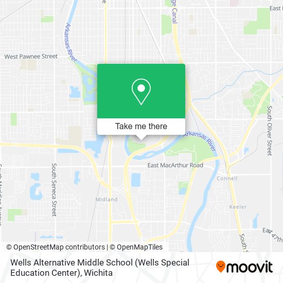 Wells Alternative Middle School (Wells Special Education Center) map