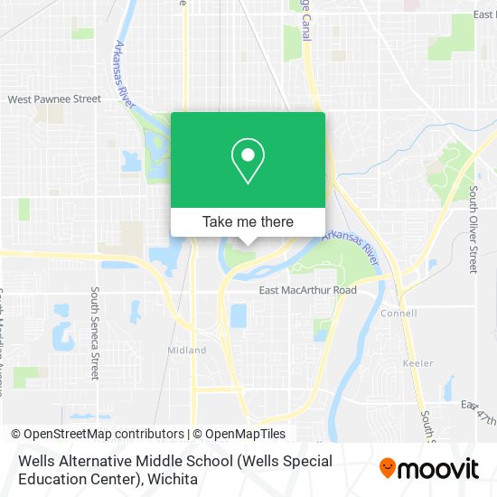 Mapa de Wells Alternative Middle School (Wells Special Education Center)