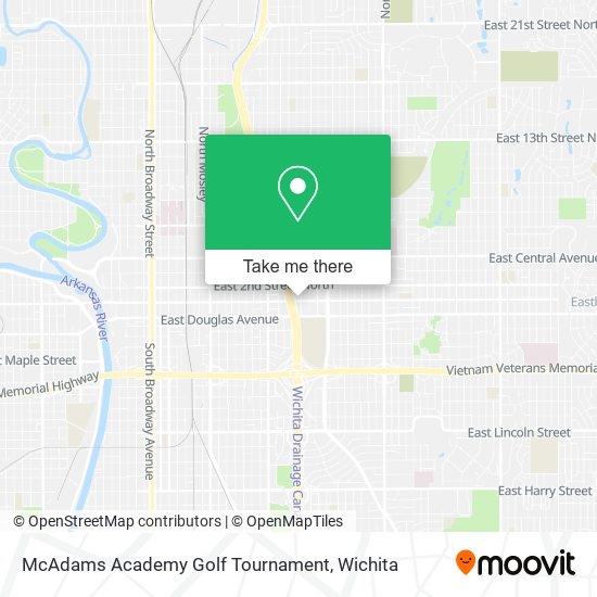 Mapa de McAdams Academy Golf Tournament