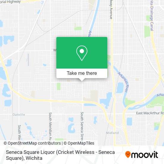 Seneca Square Liquor (Cricket Wireless - Seneca Square) map