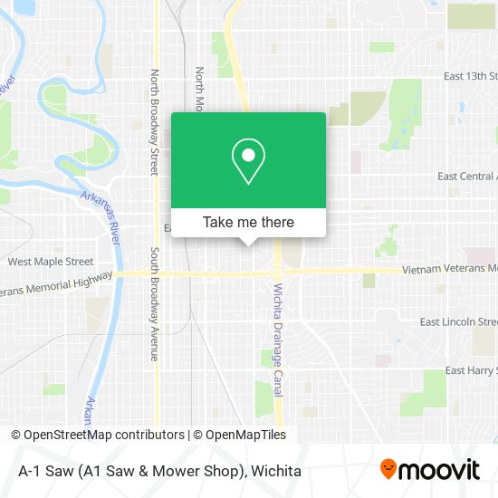 A-1 Saw (A1 Saw & Mower Shop) map