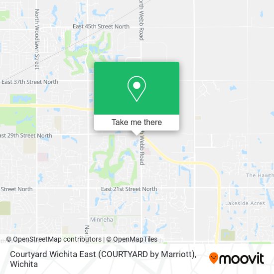 Courtyard Wichita East (COURTYARD by Marriott) map