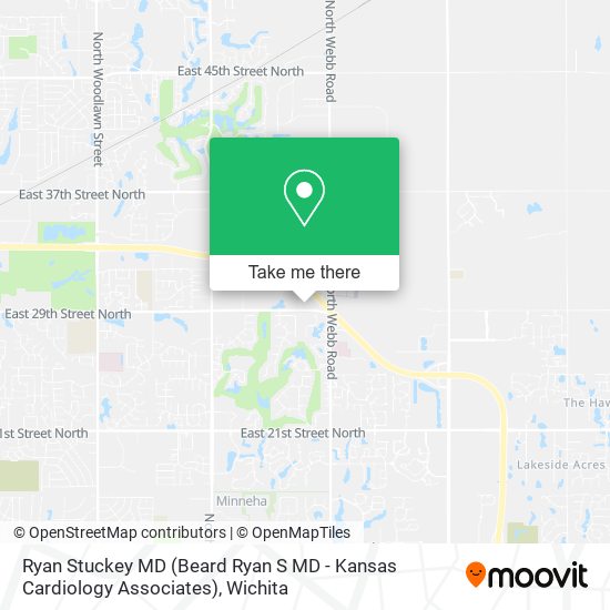 Mapa de Ryan Stuckey MD (Beard Ryan S MD - Kansas Cardiology Associates)