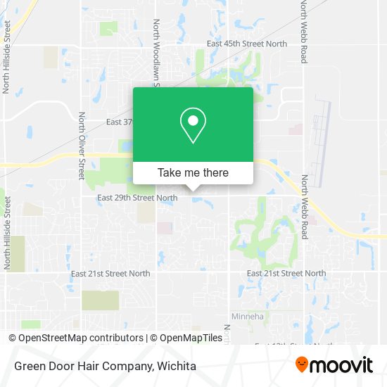 Green Door Hair Company map