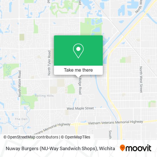 Mapa de Nuway Burgers (NU-Way Sandwich Shops)