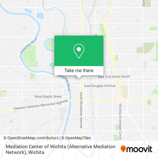 Mapa de Mediation Center of Wichita (Alternative Mediation Network)
