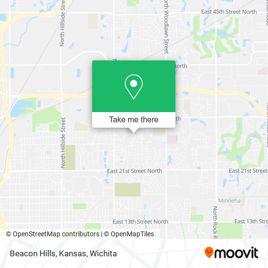 Mapa de Beacon Hills, Kansas