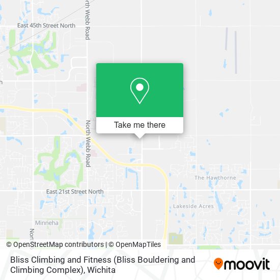 Bliss Climbing and Fitness (Bliss Bouldering and Climbing Complex) map