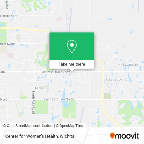 Center for Women's Health map