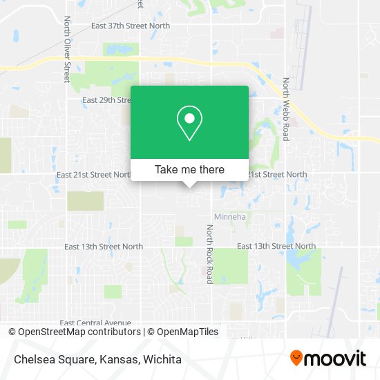 Mapa de Chelsea Square, Kansas