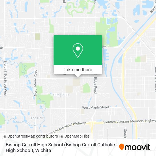 Mapa de Bishop Carroll High School