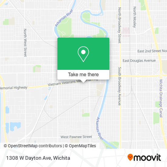 Mapa de 1308 W Dayton Ave