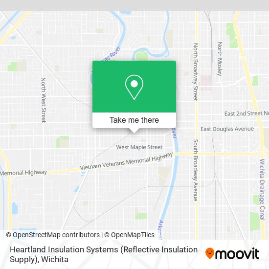 Mapa de Heartland Insulation Systems (Reflective Insulation Supply)