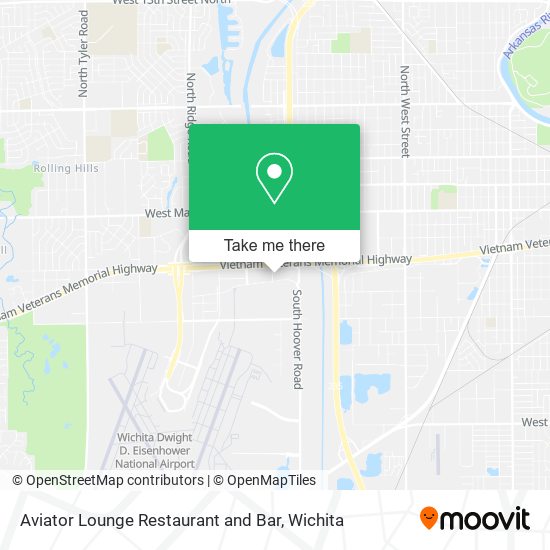 Mapa de Aviator Lounge Restaurant and Bar