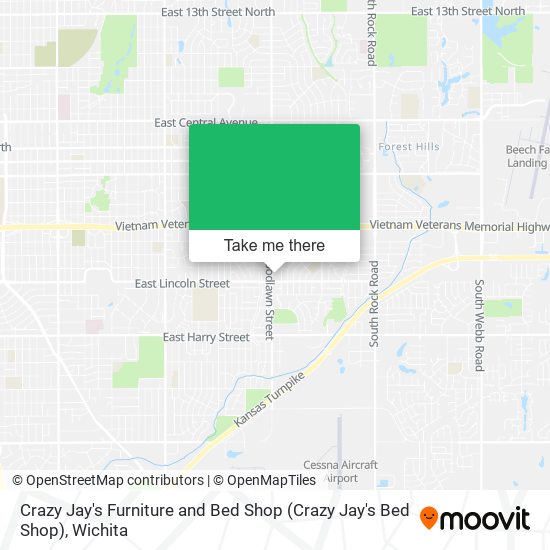 Crazy Jay's Furniture and Bed Shop (Crazy Jay's Bed Shop) map