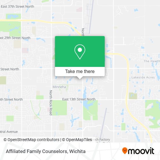 Affiliated Family Counselors map