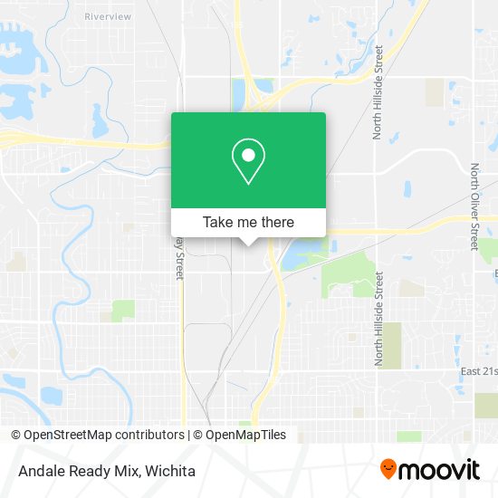 Andale Ready Mix map
