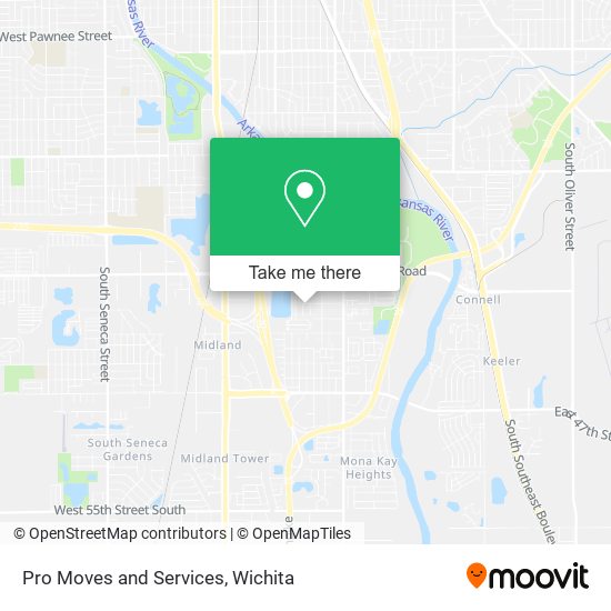 Mapa de Pro Moves and Services