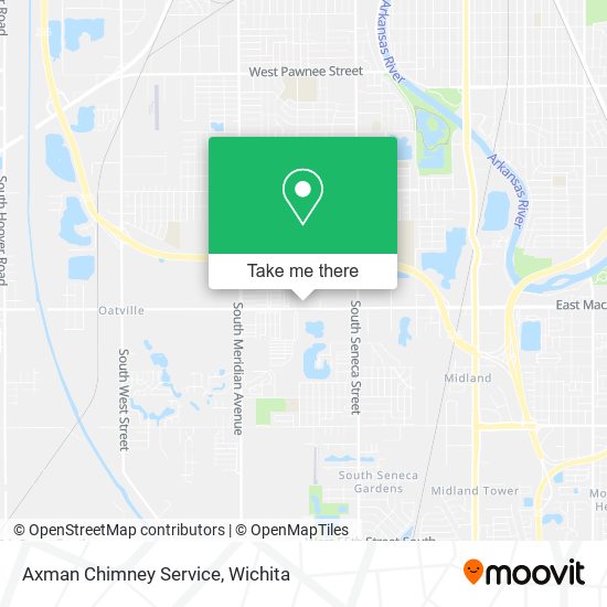 Axman Chimney Service map