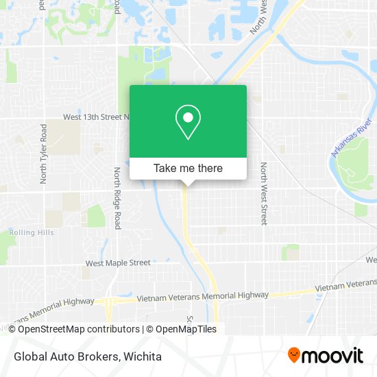 Global Auto Brokers map