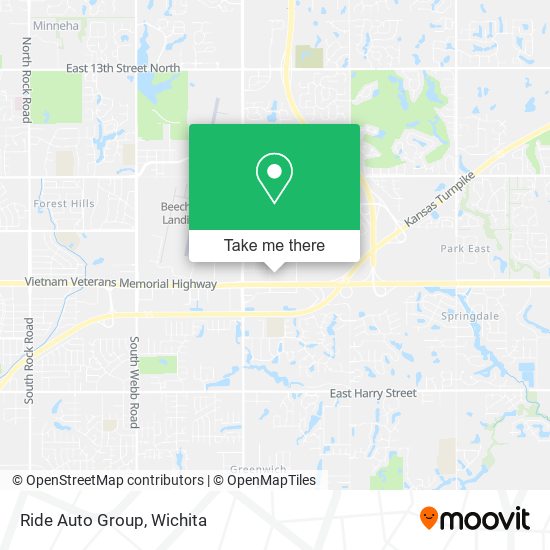 Ride Auto Group map