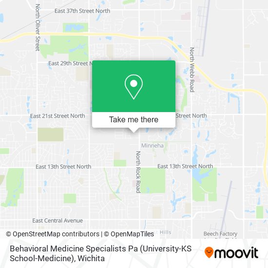 Behavioral Medicine Specialists Pa (University-KS School-Medicine) map