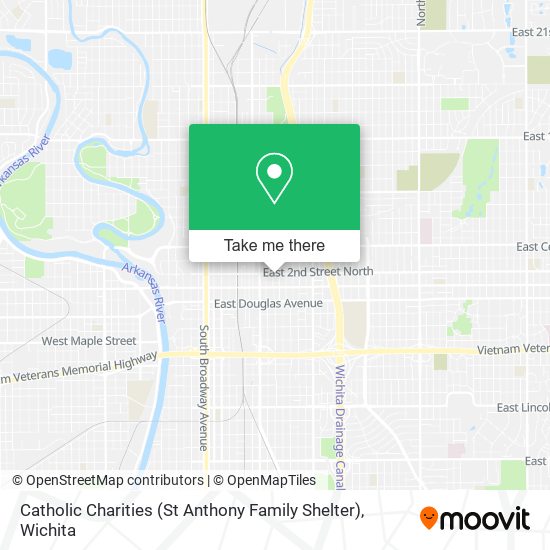 Catholic Charities (St Anthony Family Shelter) map