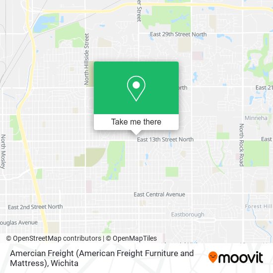 Amercian Freight (American Freight Furniture and Mattress) map