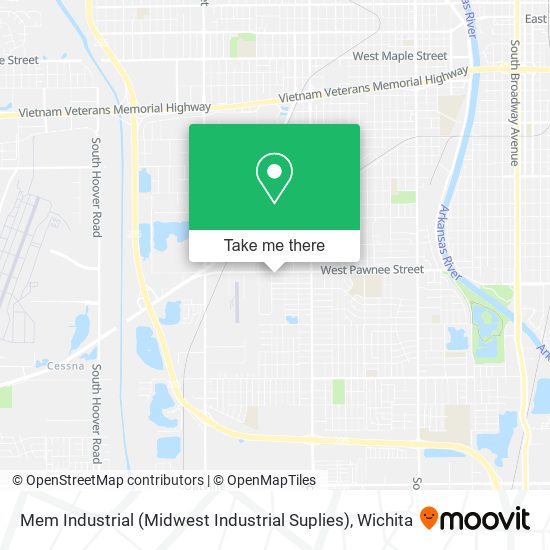 Mapa de Mem Industrial (Midwest Industrial Suplies)