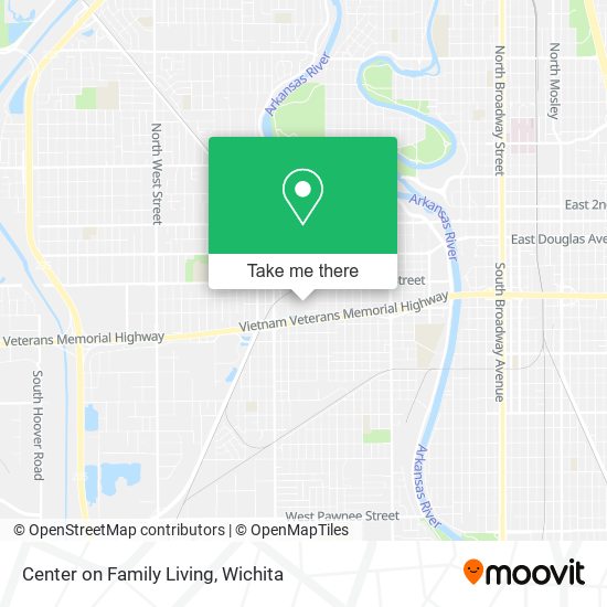 Center on Family Living map