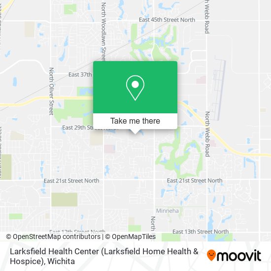 Mapa de Larksfield Health Center (Larksfield Home Health & Hospice)
