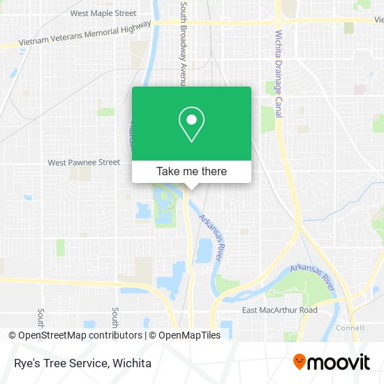 Rye's Tree Service map