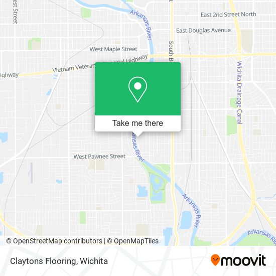 Claytons Flooring map