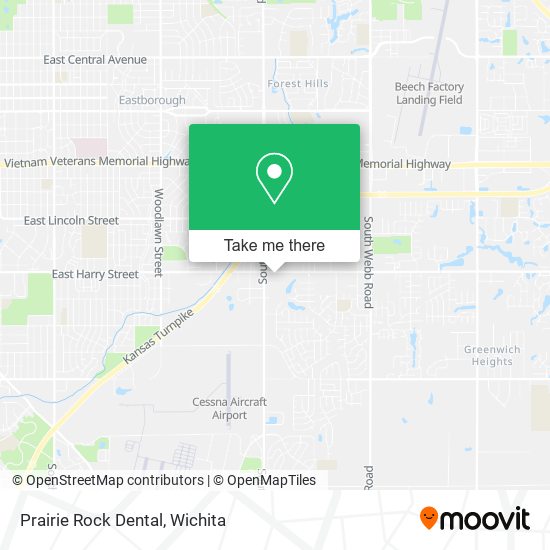 Mapa de Prairie Rock Dental