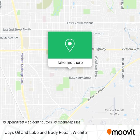 Jays Oil and Lube and Body Repair map