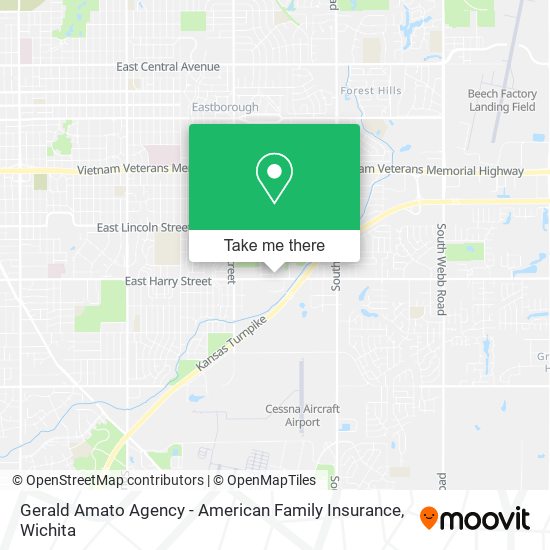 Gerald Amato Agency - American Family Insurance map