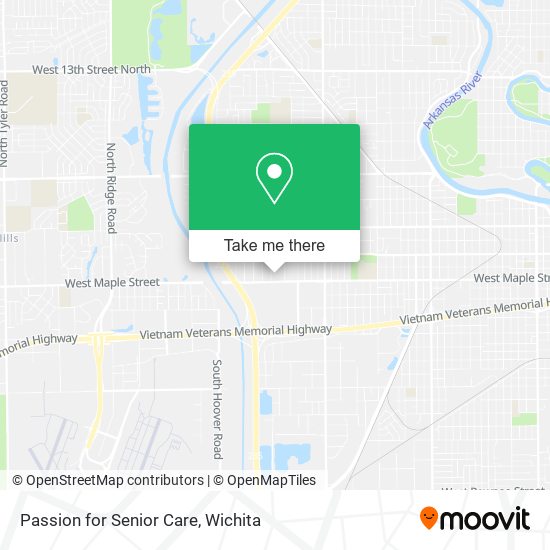 Passion for Senior Care map