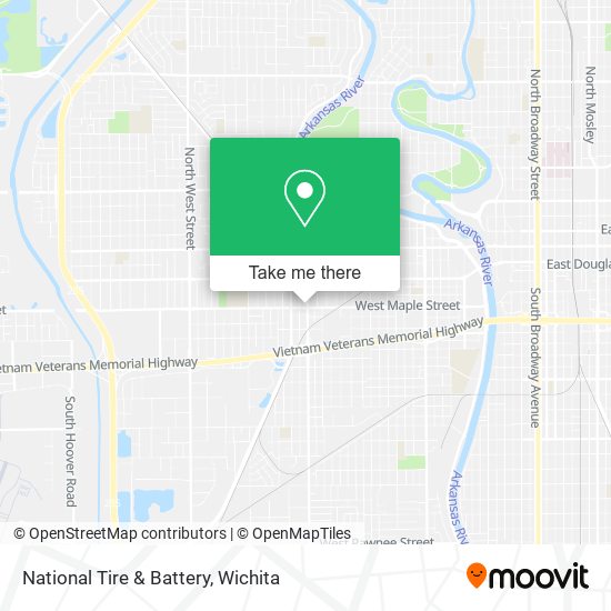 National Tire & Battery map