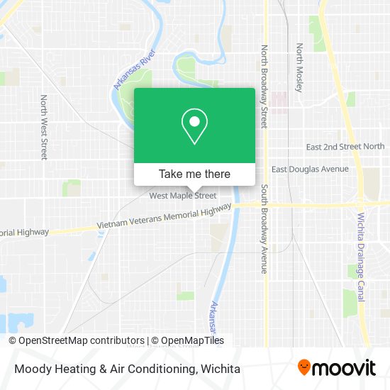 Mapa de Moody Heating & Air Conditioning