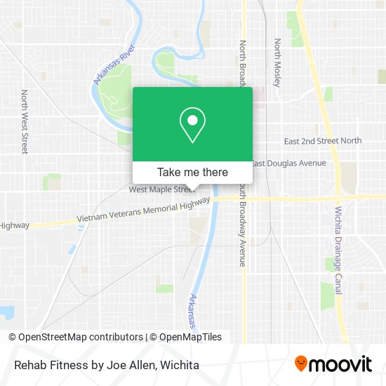 Mapa de Rehab Fitness by Joe Allen