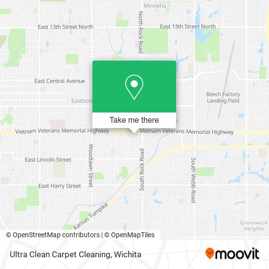 Ultra Clean Carpet Cleaning map