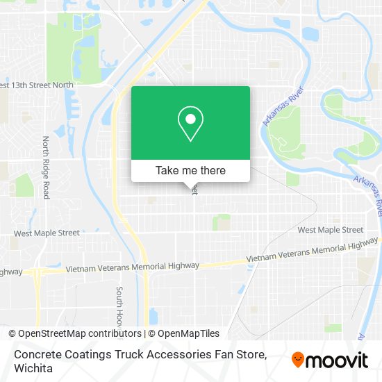 Mapa de Concrete Coatings Truck Accessories Fan Store