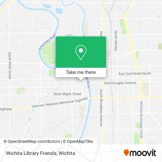 Wichita Library Friends map