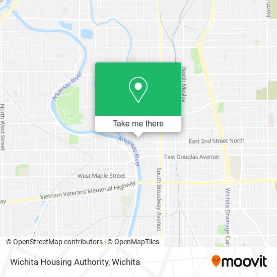 Mapa de Wichita Housing Authority