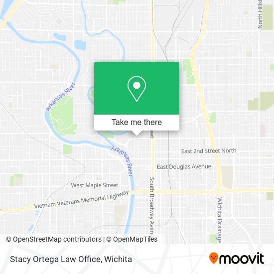 Stacy Ortega Law Office map