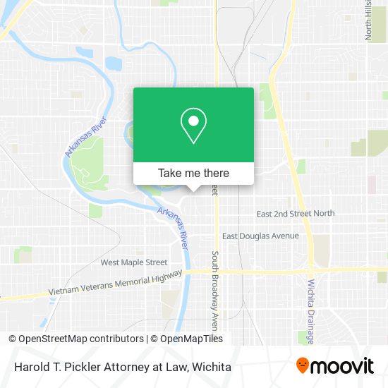 Mapa de Harold T. Pickler Attorney at Law