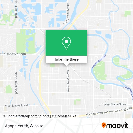 Agape Youth map